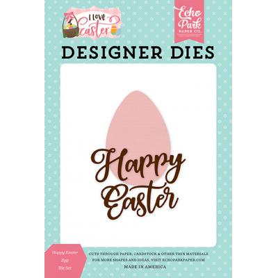 Echo Park I Love Easter Die - Happy Easter Egg